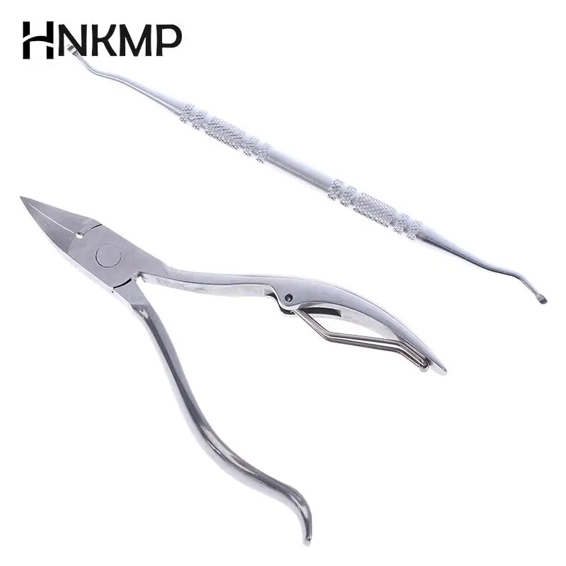 

2pcs Nail Clippers Ingrown Toenail Podiatry Correction Nippers Cuticle Cutters Cut Paronychia Pedicure Manicure Hand Foot Care