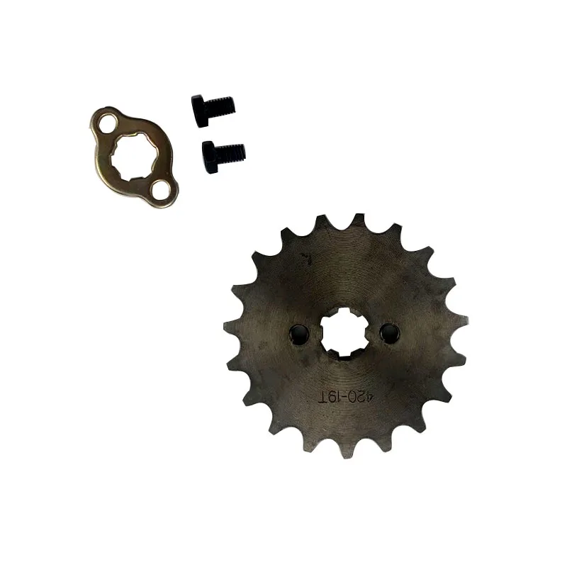 Спортивные передние двигатели мотоцикла 420 17 мм 10T 11T 12T 13T 14T 15T 16T 17T 18T 19T шестеренки