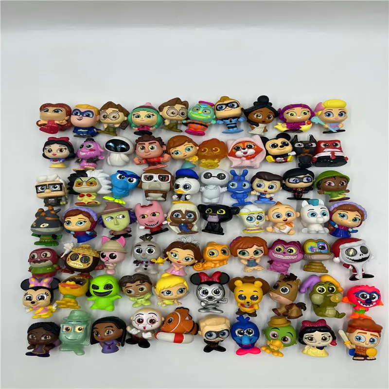 

Disney Doorables Cartoon Kawaii Big Eyed Doll Snow White Mickey Mouse Minnie Anime Figures Decoratoion Collect Model Toys Gifts