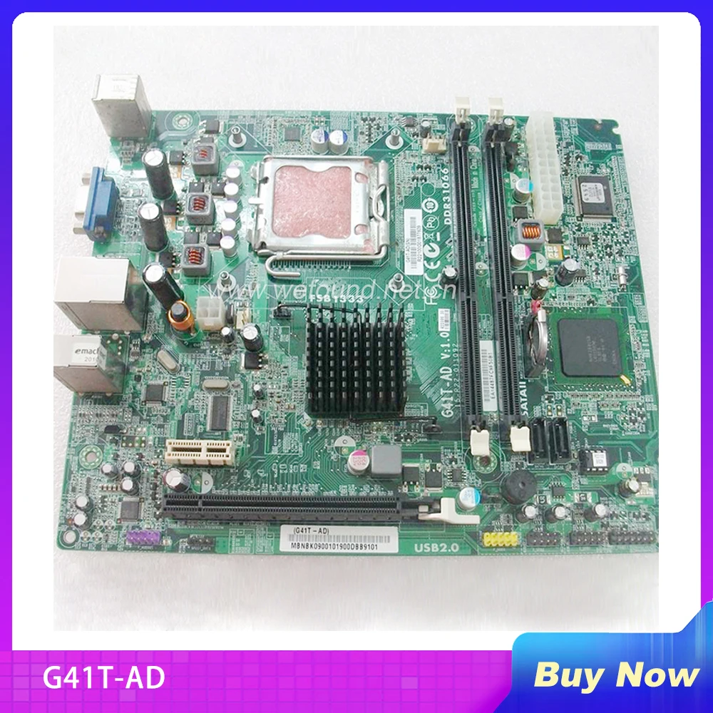 

100% Working Desktop Motherboard for G41T-AD System Board Fully Tested