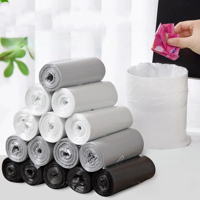 150 Шт. Мини-одноразовые Пластиковые Мешки Для Мусора Небольшой Домашний Стол