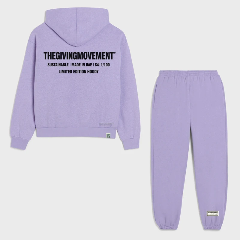 

100% Cotton Womens Tracksuits Two Piece Sets Hooded Sweatshirts Hoodies Track Pants Joggers Sweatpants Sweatsuits Spring Suits