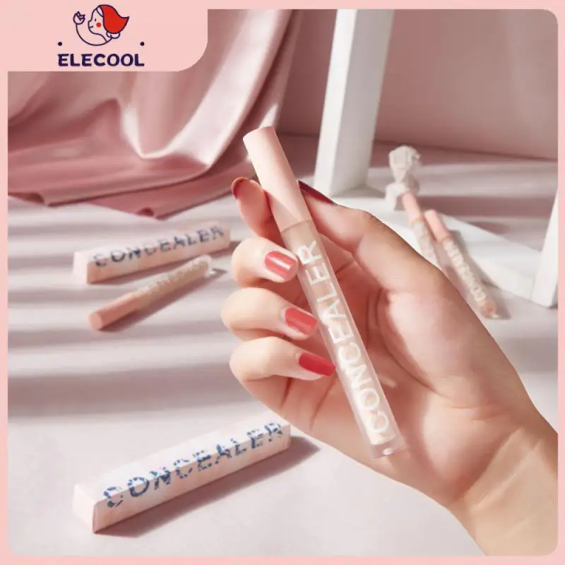 

Watery Clear Face Concealer Lightweight Liquid Foundation Moisturizing Covering Dark Circles Freckle Pen Concealer Makeup TSLM2