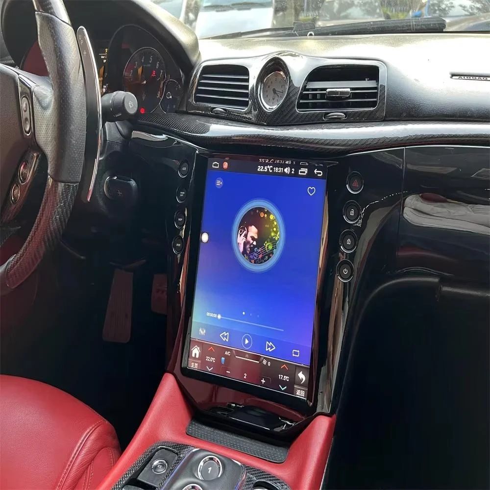 Фото Автомобильный мультимедийный видеоплеер с экраном, поддержкой Carplay, DSP, GPS-навигацией и стереосистемой для Maserati GT GC GranTurism 2007-2017, головное устройство с поддержкой 4G. №4
