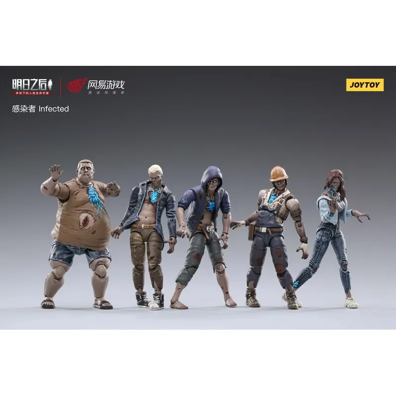 Фото Набор из 5 фигурок JOYTOY Dark Source: Зомби, Монстры, Солдаты, Женщины-солдаты, Resident Evil, LifeAfter – модели для коллекционных фигурок №4