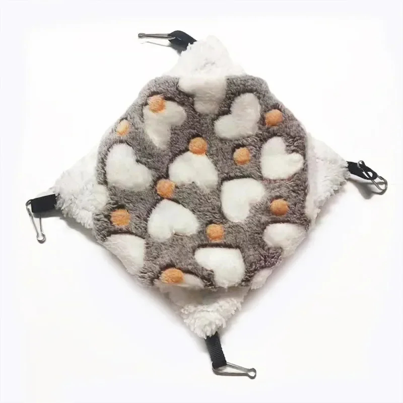 Гамак для хомяка подвесная кровать маленьких домашних животных двойная теплая