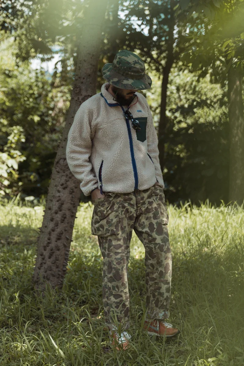 Классическая мужская флисовая куртка Bronson в стиле ретро винтажном теплая