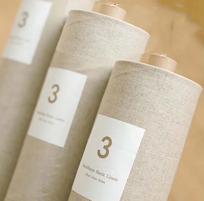 SMTA 100 см x 150 светло-бежевый винтажный конопляный хлопок льняная ткань для