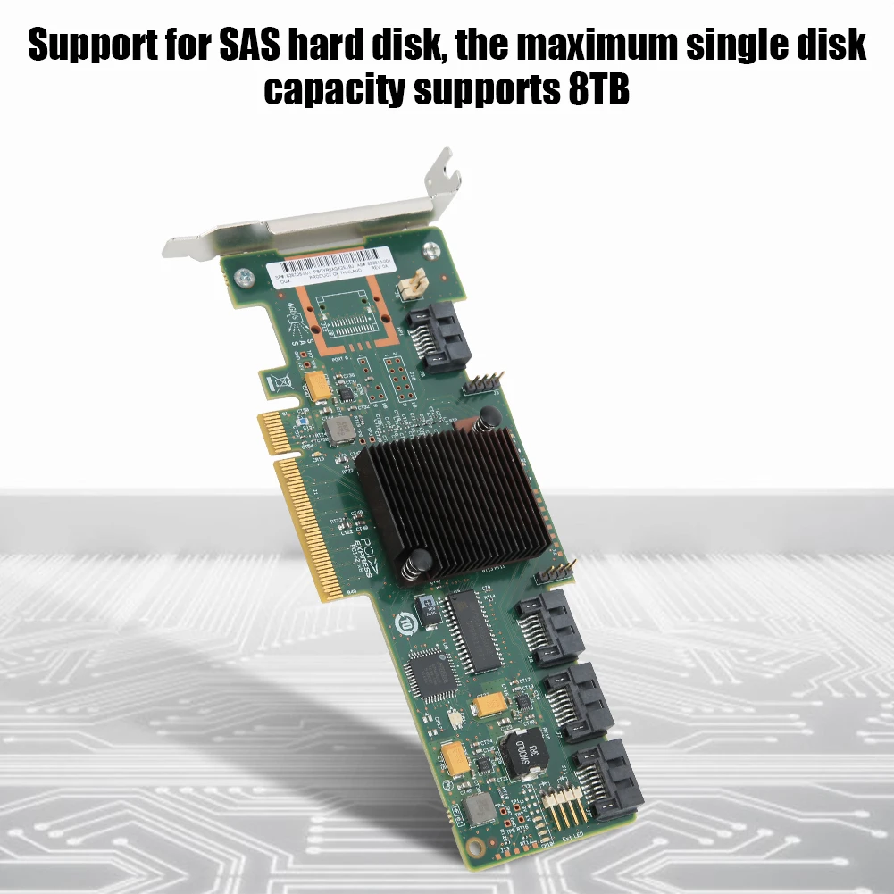Двухрежимная SATA для SAS 4-портовая дисковая карта с короткой рамкой LSi 9212-4i на 6 ГБ