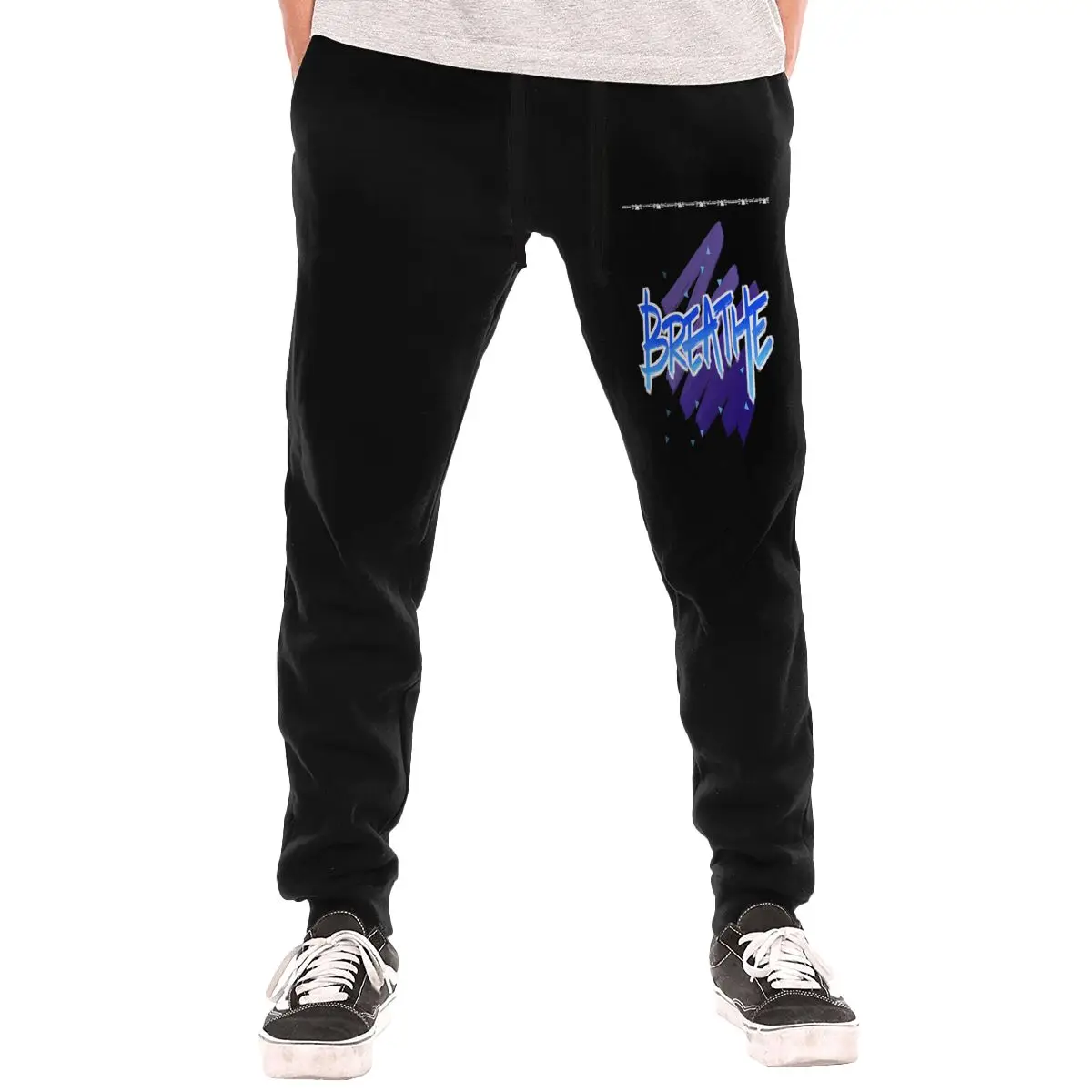 

Осенне-зимние мужские спортивные штаны с маленьким принтом, удобные и теплые, подходят для повседневной носки
