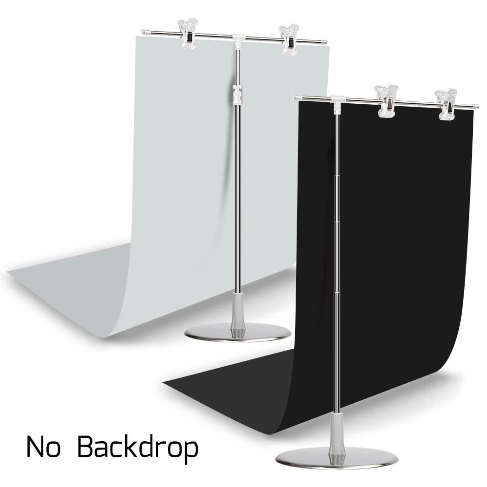 

Adjustable T-Shape Background Photography Photo Backdrop Stands Frame Support System Stands With Clamps for Video Studio