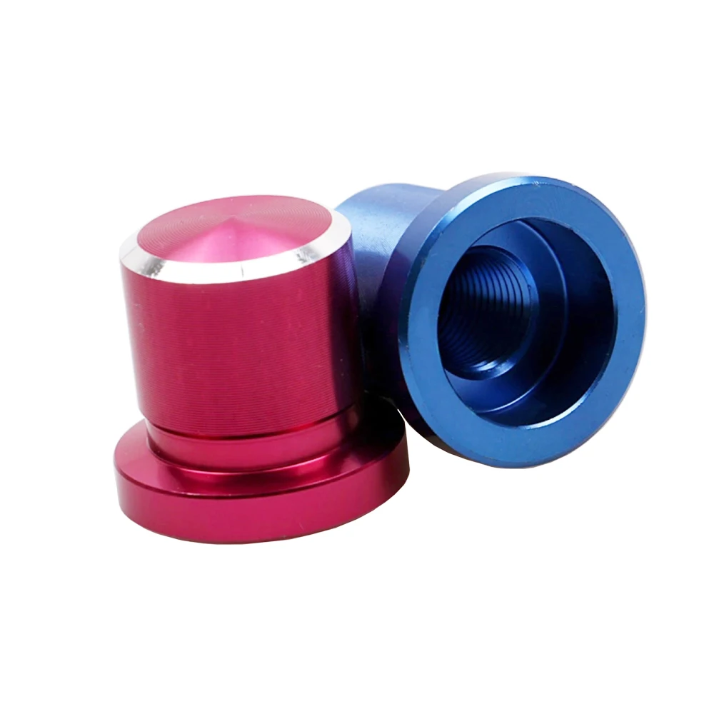 1 шт. Серебряный алюминиевый сплав амортизатор с винтовой крышкой пылезащитный