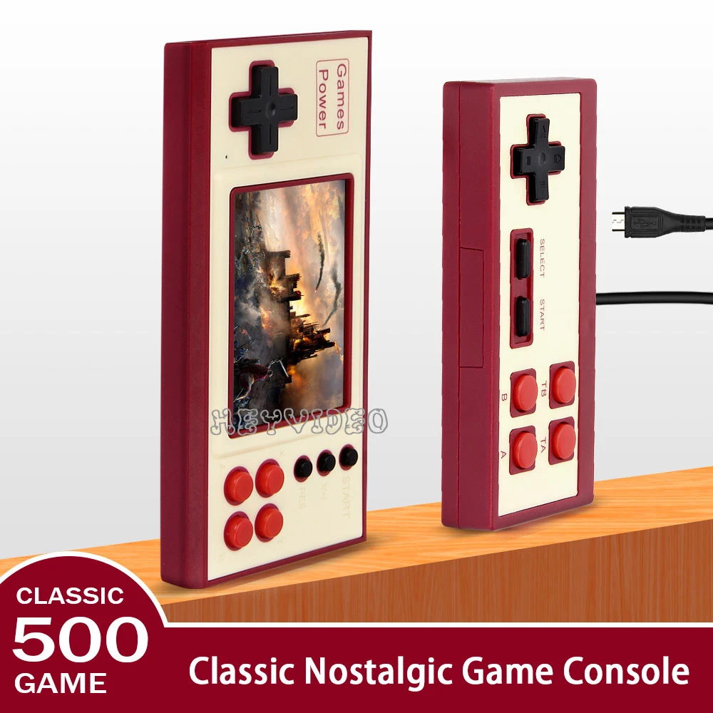 

Консоль игровая карманная K30, 500 классических игр, IPS-экран 2,8 дюйма