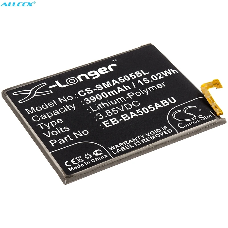Аккумулятор 3900 мАч EB-BA505ABU для Samsung Galaxy A50 2019 SM-A505 SM-A505F/DS SM-A505FM SM-A505FN SM-A505GN SM-A505YN