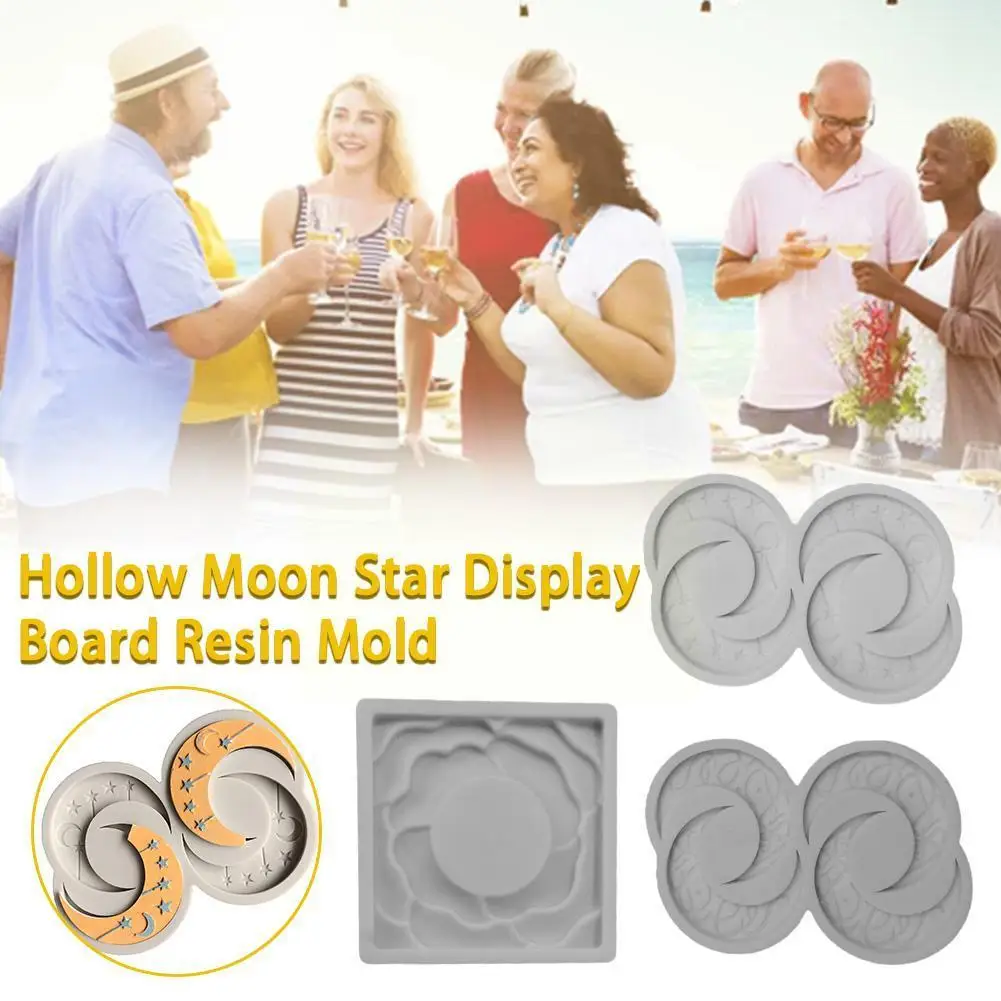 

Bakeware Moon And Stars Ramadan Decoration Silicone Mold Muslim Fondant Chocolate Form For Cake Decorating Eid Fondant T7g5