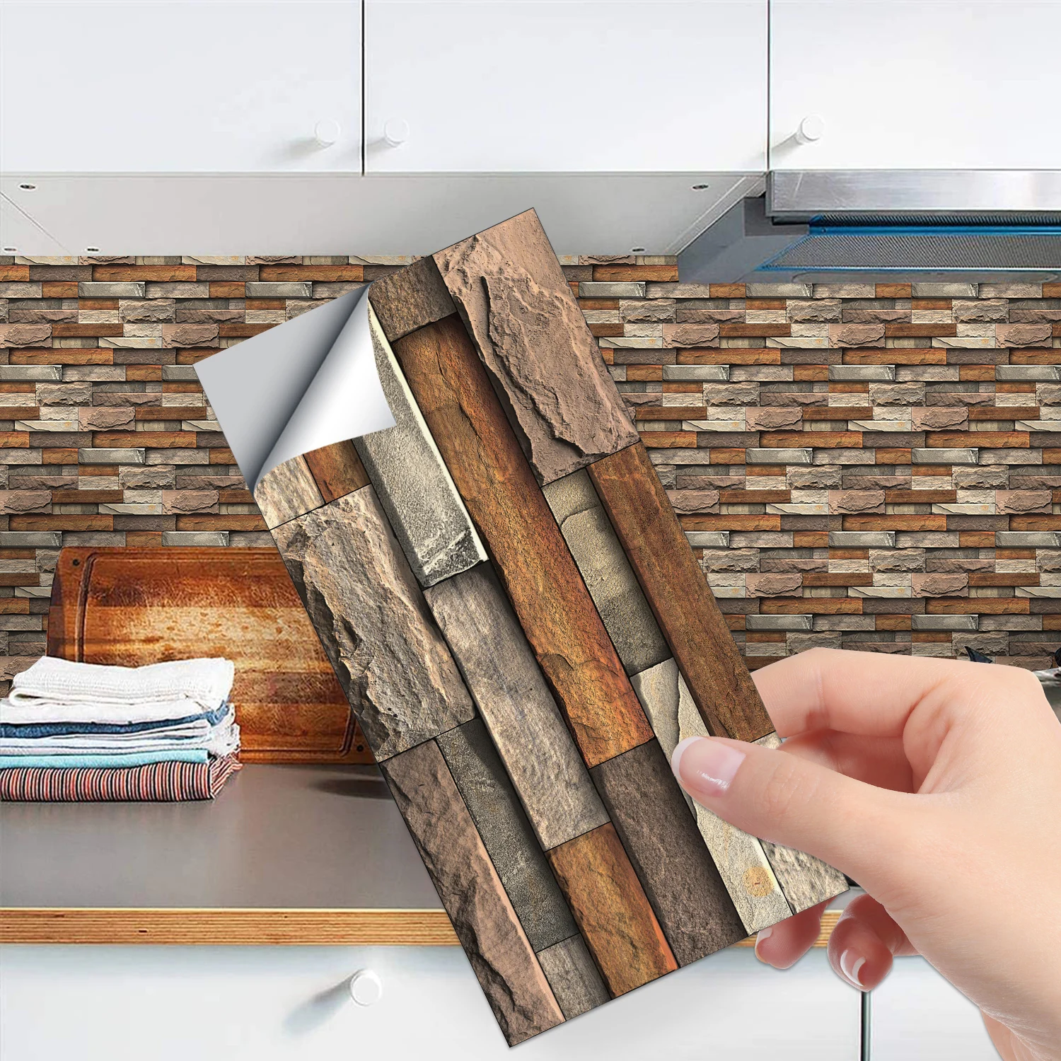 10/20 шт. самоклеящаяся наклейка на плитку пенопластовая панель искусственный