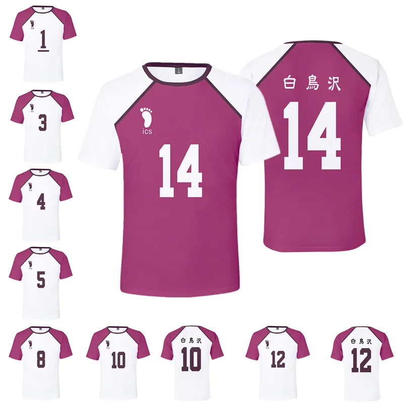 

Sports T-shirt Anime Haikyuu Cosplay Summer Popular Casual Style Short Sleeve Men Women Printing Comfortable Personality Tops