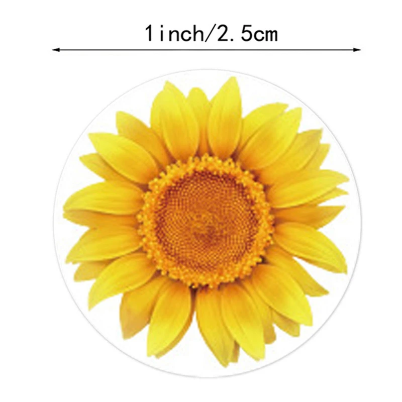 500 pcsroll kawaii sunflower graffiti stickers album luggage laptop phone stickers decoration stationeryoffice doodle stickers free global shipping