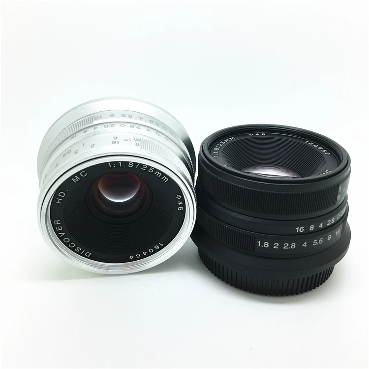 Фото Объектив Viltrox 25 мм / F1.8 Prime для всех одиночных серий для крепления E / FX для камер Micro 4/3 A7 A7II A7R XT10 XT20 XE2 XA3 EPL8 EM1 №3