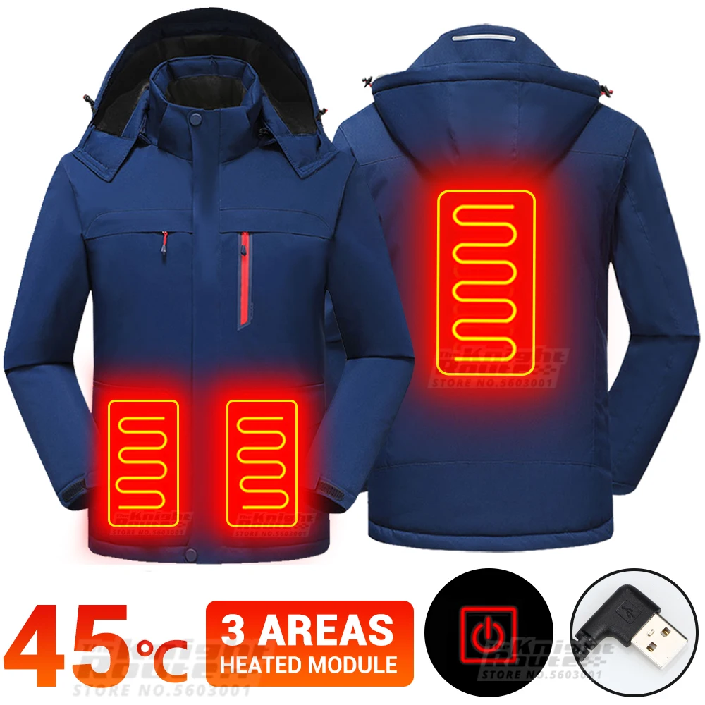 

Зимняя теплая куртка с подогревом для мужчин и женщин, теплая одежда с USB, пальто, куртка, природа, туризм, лыжи, кемпинг, ветровка, жилет с под...