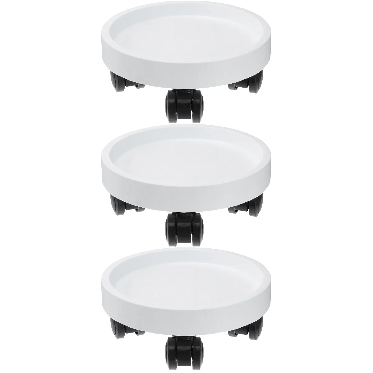 

3 pcs Plant Pot Base Tray Thicken Flowerpot Plate Home Plant Pot Round Tray
