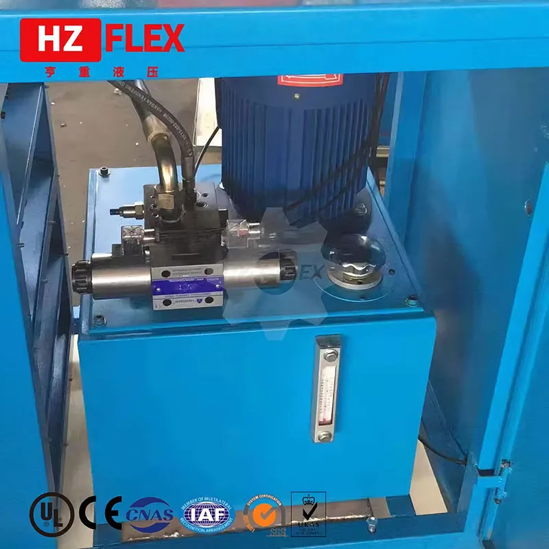 высокоскоростной обжимной пресс для гидравлических шлангов HZ-32B используется