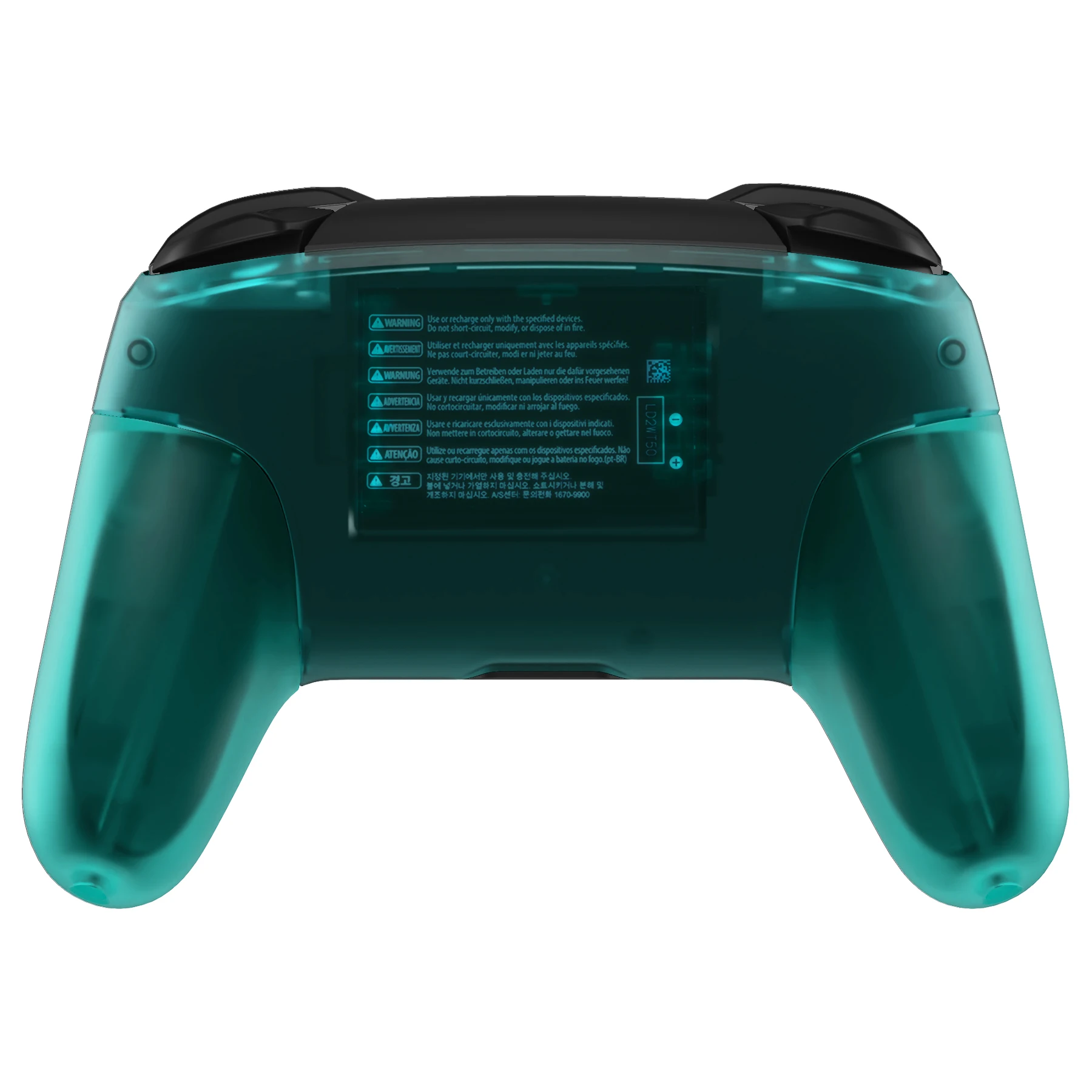 Фото Сменный корпус рукоятки eXtremeRate для контроллера NS Switch Pro — изумрудно-зеленый, восьмиугольный дизайн с воротами №5