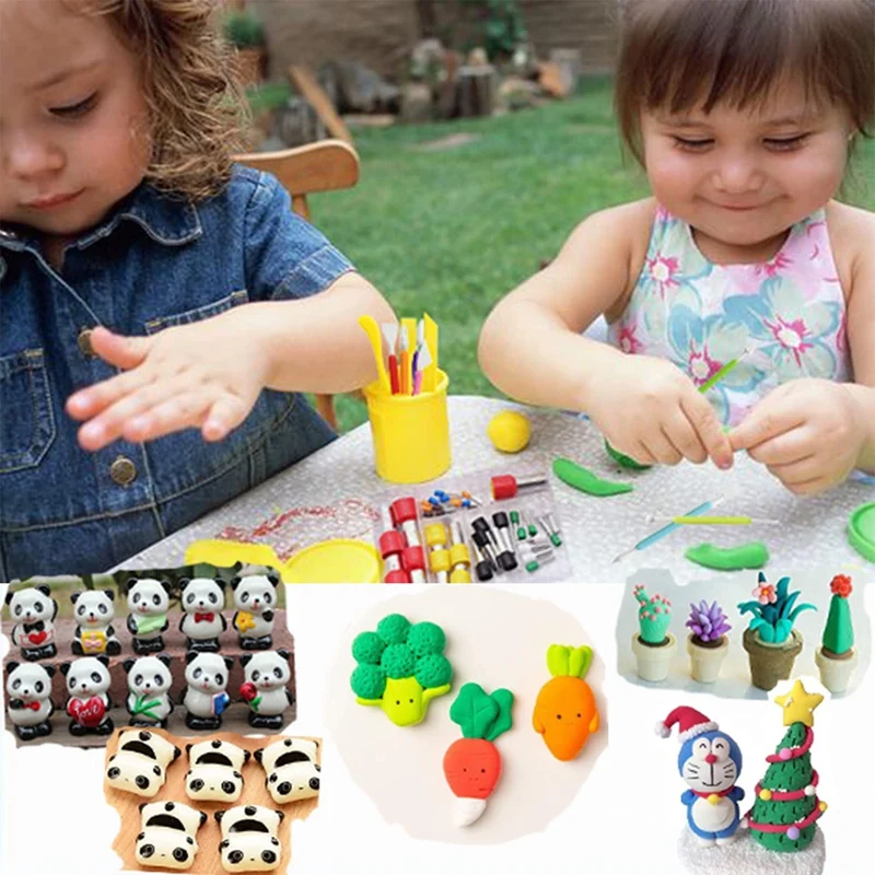 

56PCS Pottery Tool, Polymer Clay Tools Set Acrylic Sculpting Tools For Kids DIY Crafts