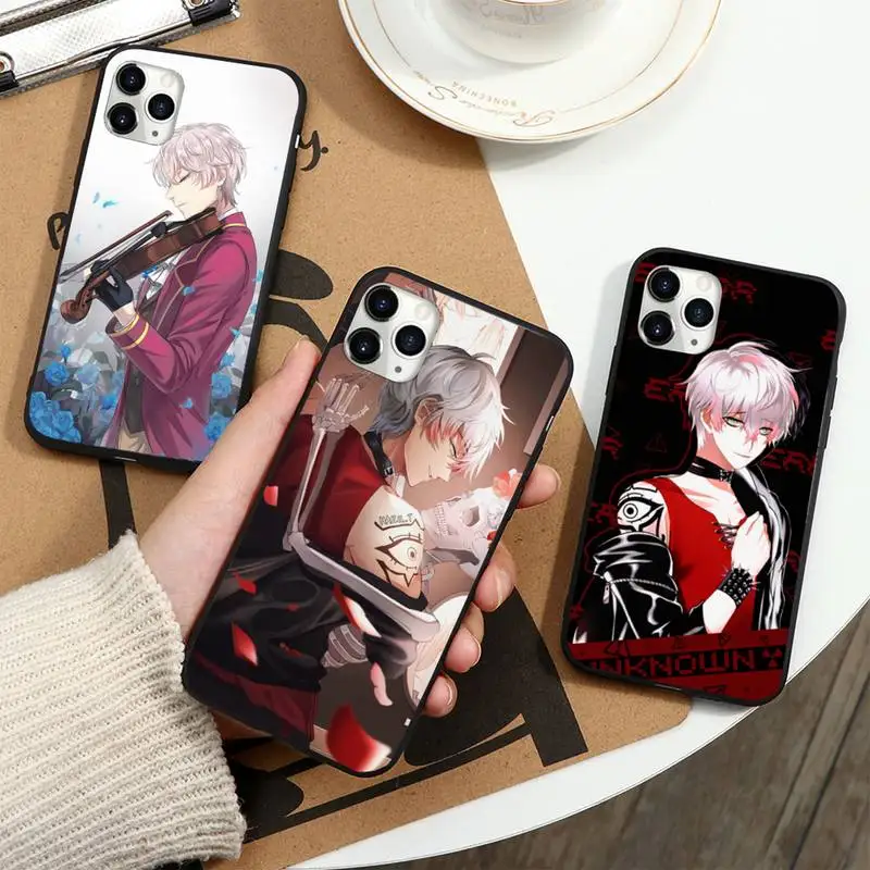 

Saeran Unknown Mystic Messenger Phone Case For iphone 12 11 13 7 8 6 s plus x xs xr pro max mini