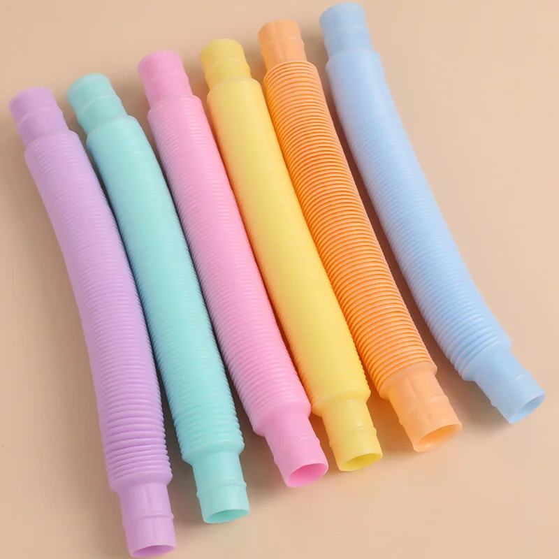

Macaron Mini Pop Tubes Sensory Toy for Adult Fidget Stress Reliever Toys Kid Autism Antistress Children Squeeze Toy