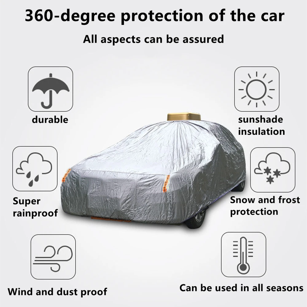 

Solar Smart Car Cover Solor energy Full-automatic Car Cover with Remote Control quick and convenient