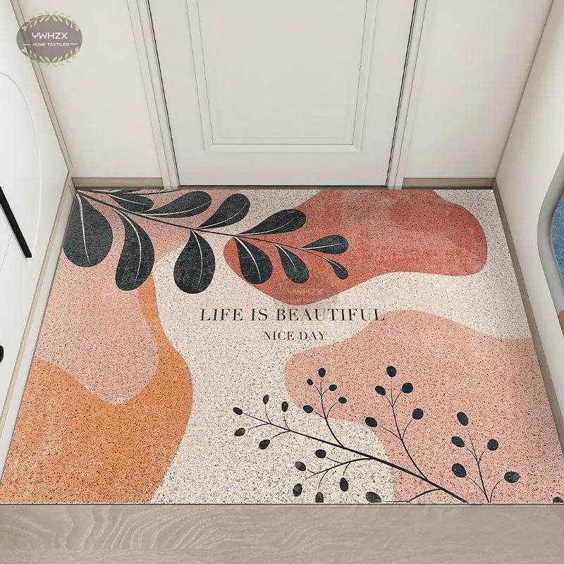 

Nordic Simple Carpet Soft Flannel Front Door Indoor Outdoor Mat Living Room Shower Bath Area Rug Welcome Doormat Home Decoration