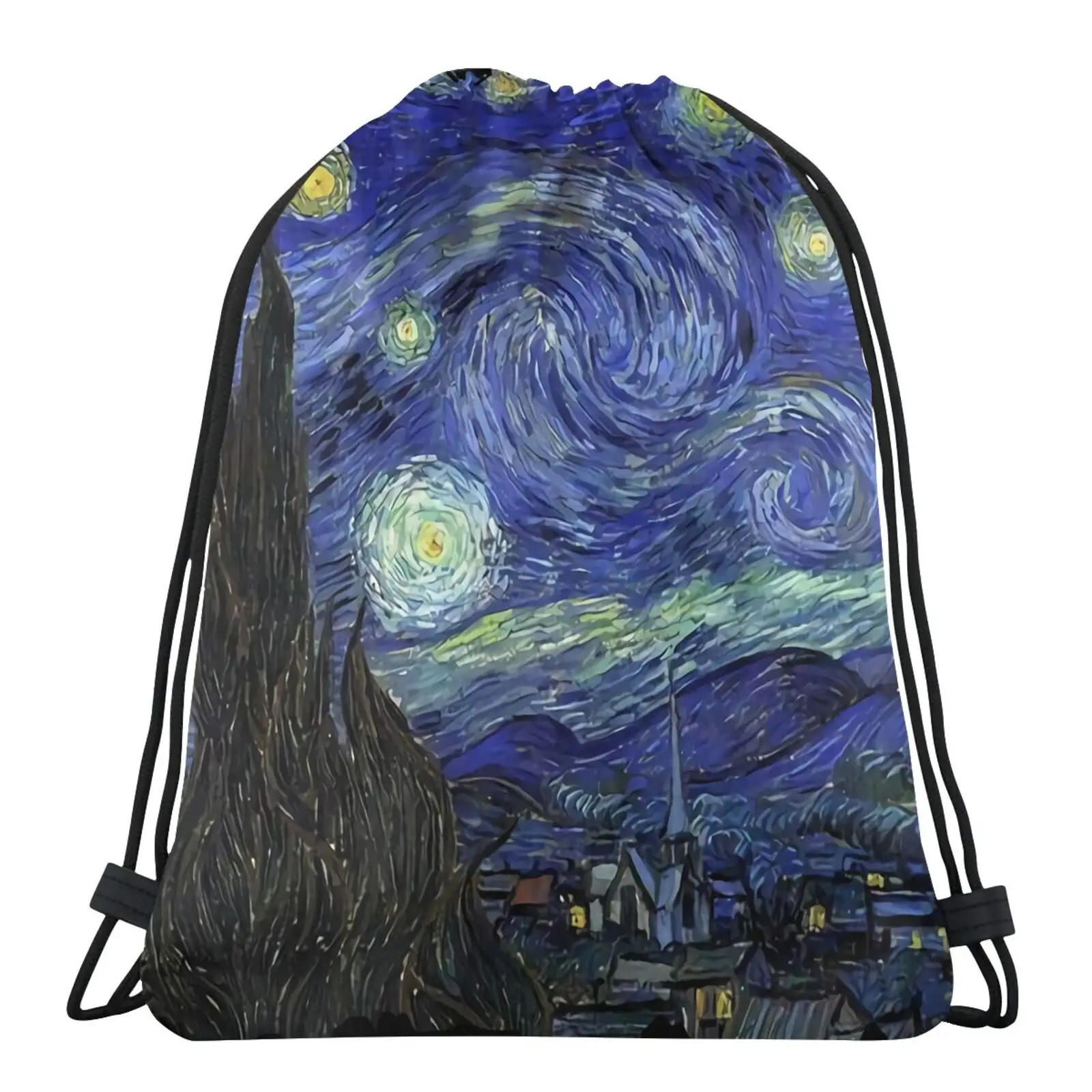 

Мужской рюкзак «Звездная ночь» Винсента Ван Гога, рюкзак для обуви, рюкзаки, сумки на шнурке, сумки на шнурке для девочек, женская сумка