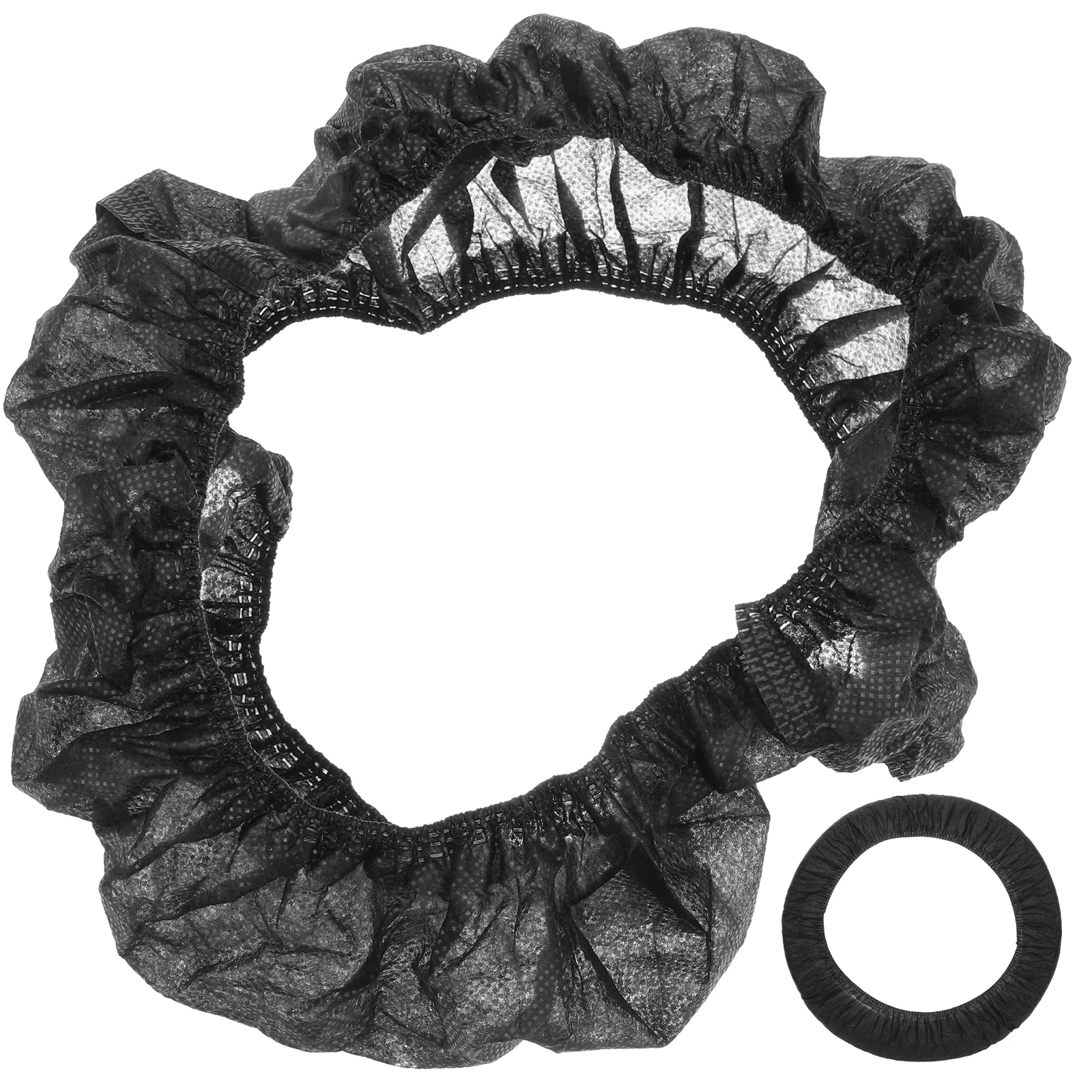 

Wheel Steering Car Cover Auto Covers Black Nonprotector Fuzzy Universal Case Accessories