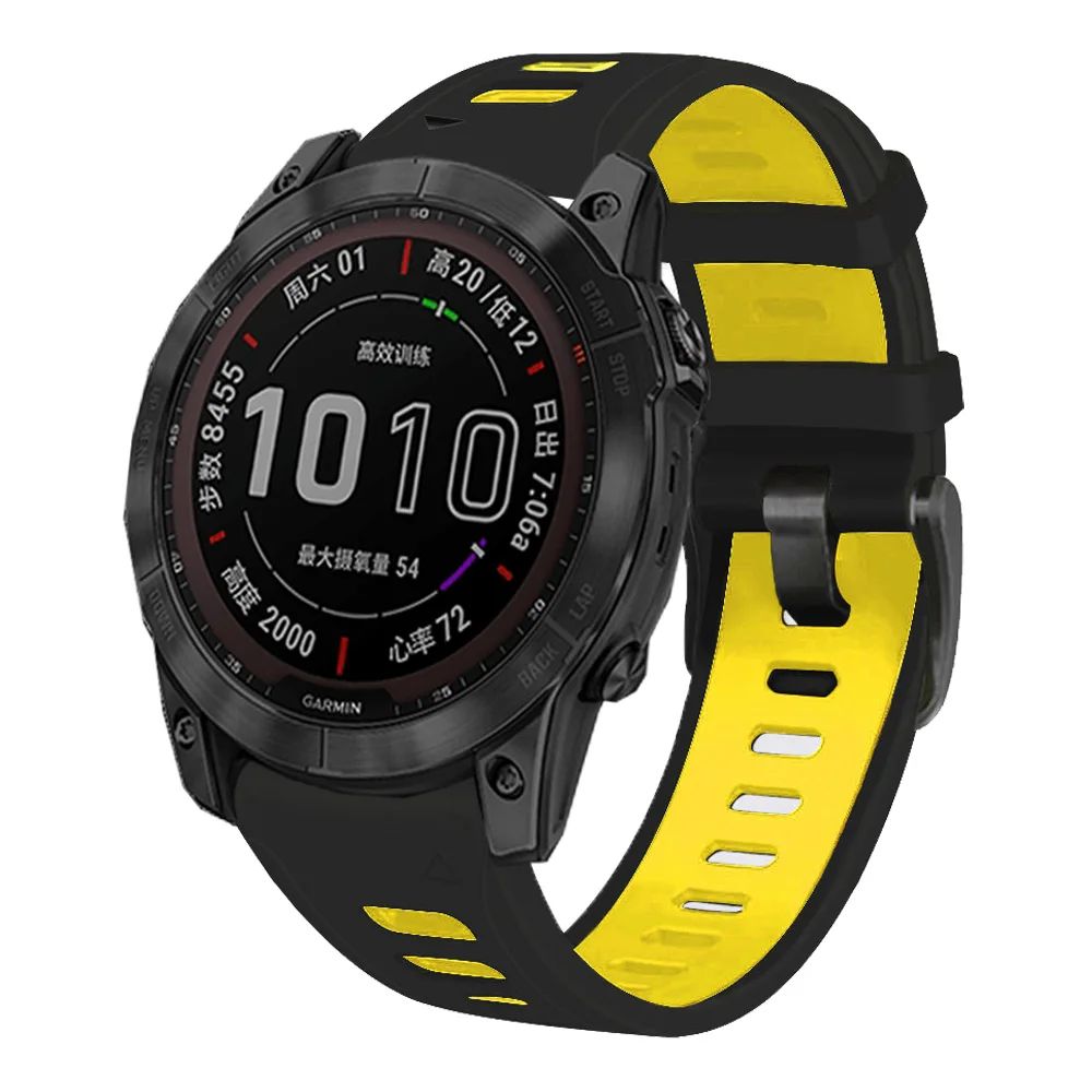 Ремешок силиконовый для смарт-часов Garmin Fenix 7X 7 6 6X Pro 5X 5 Plus 3 3HR Forerunner 935 945 - купить по