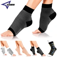 2pcs ankle brace compression sleeve relieves achilles tendonitis joint pain ankle support sports recovery plantar fasciitis sock