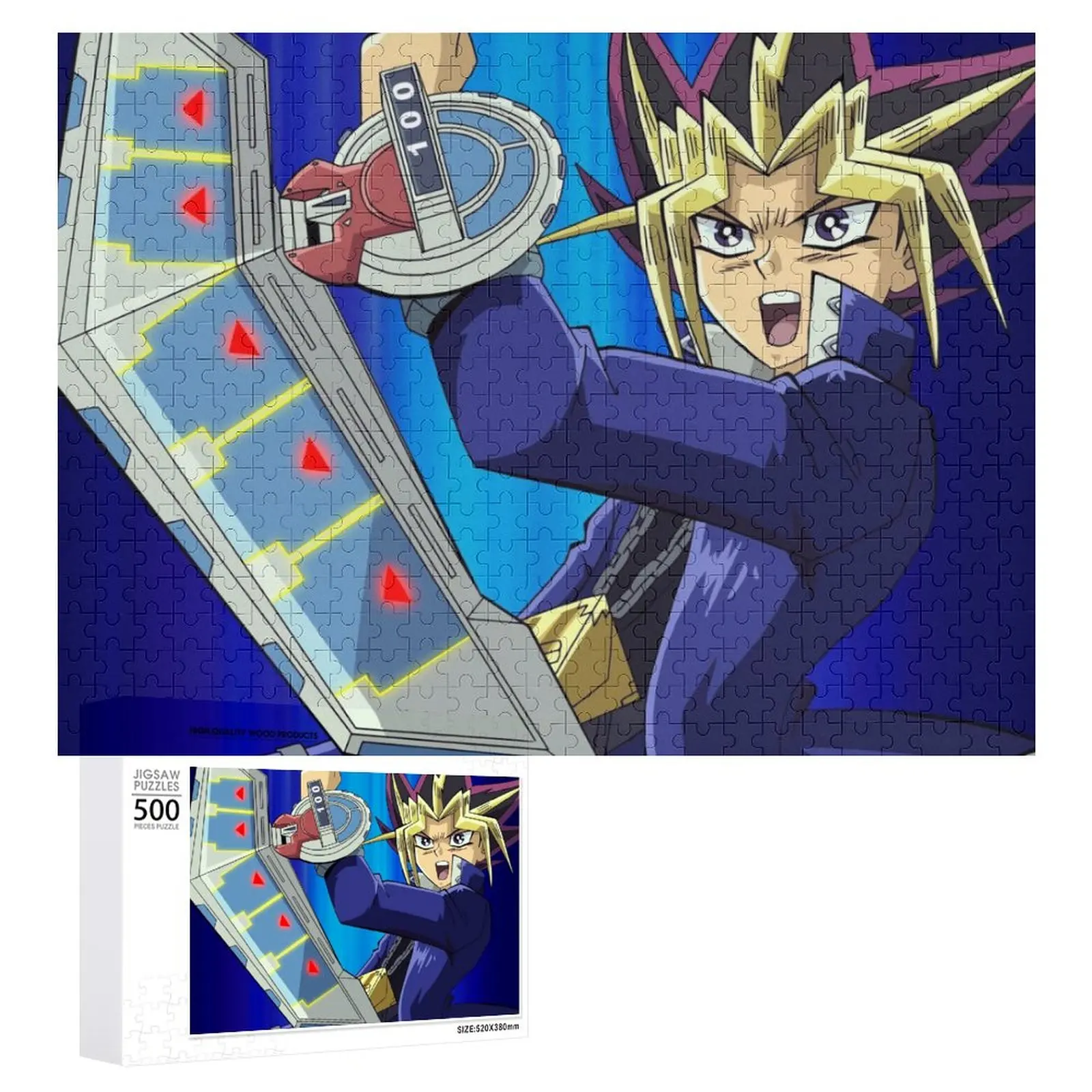 

300/500/1000 pieces of Bandai Animation Yu-Giu King Duel Monster Puzzle adult puzzle game children's educational toys