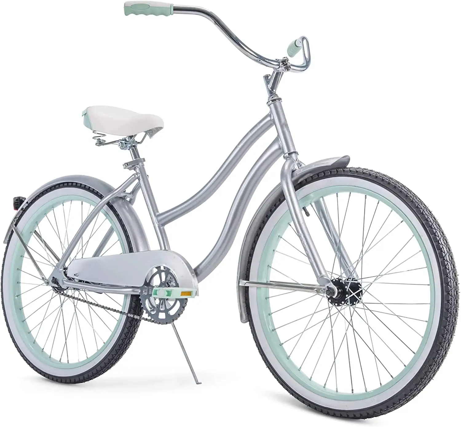 

24" Girls' Bike Frame, Silver