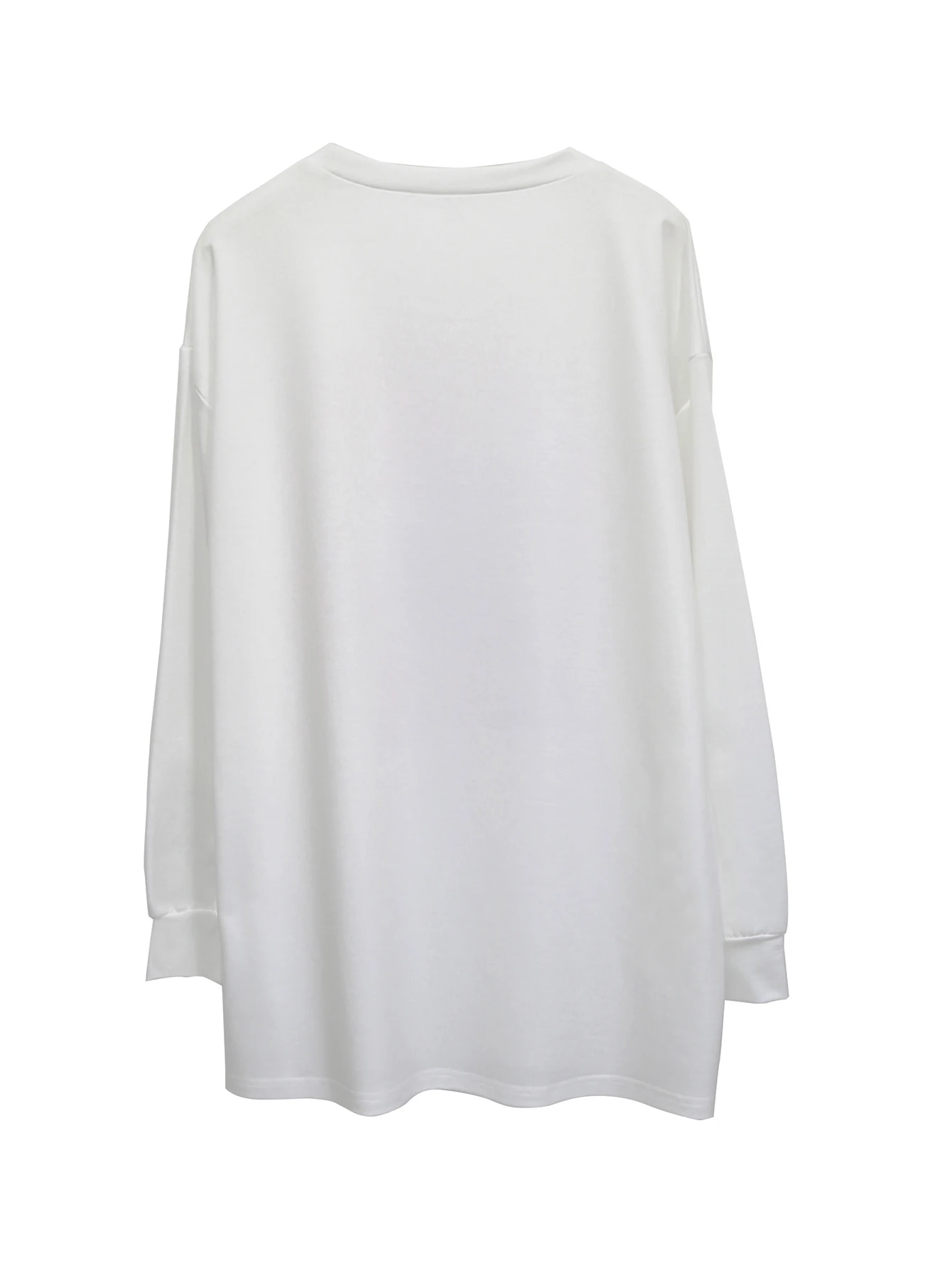 Aamikast осенне-зимний женский свитшот большого размера с длинными рукавами и