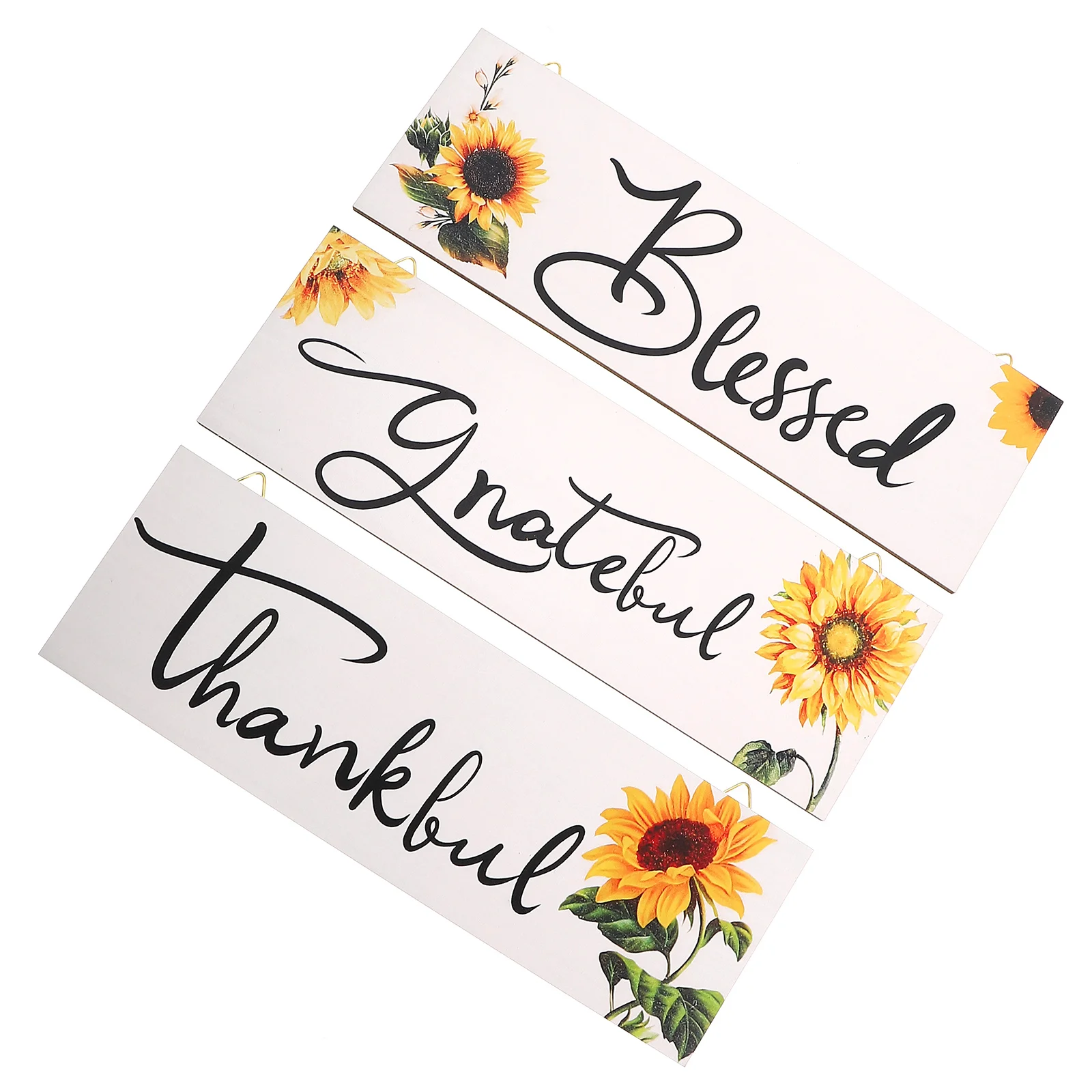 

Wall Decor Sunflower Sign Bathroom Hanging Thankful Woodenblessed Kitchen Farmhouse Signs Plaque Grateful Decorationsplaques