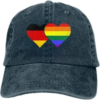 german flag denim hat adjustable plain cap baseball caps