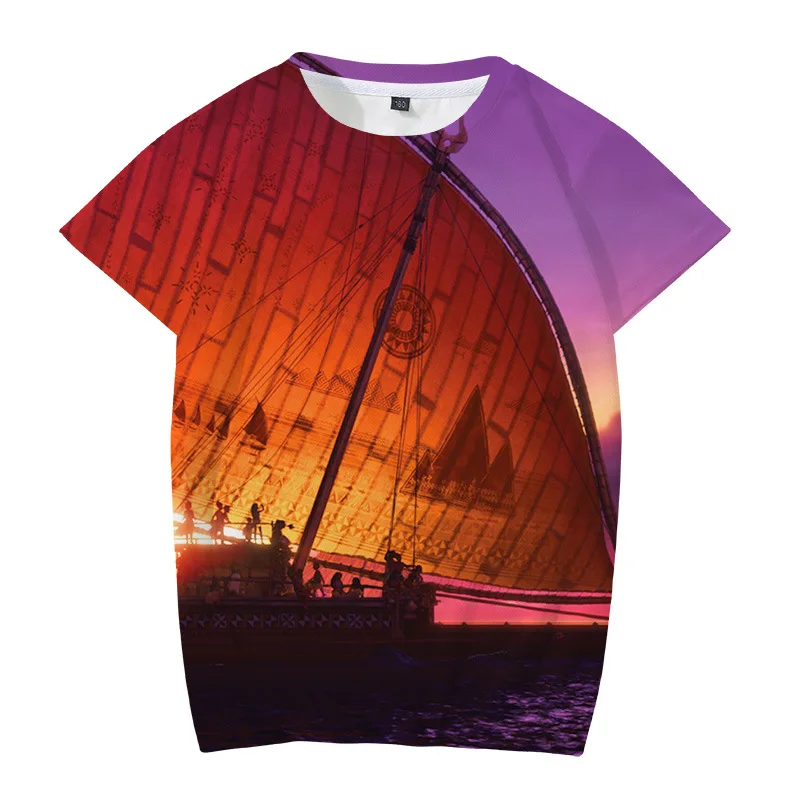 

Sea World 3D Printing Fashion Trendy Brand Children's Clothing Boys Girls T-shirt O-neck Short Sleeve Oversized Quick Dry Top