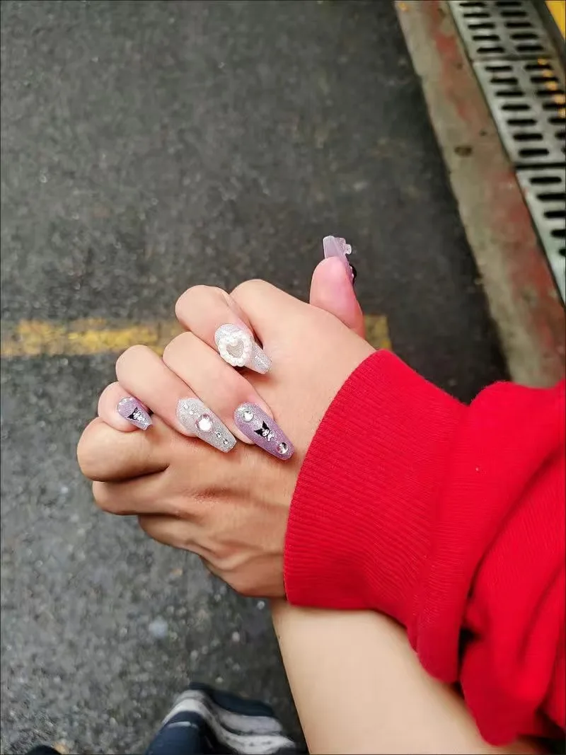 Стразы для ногтей разных размеров 3d кристалл Sanrio Kawaii аниме дамы милые Мультяшные