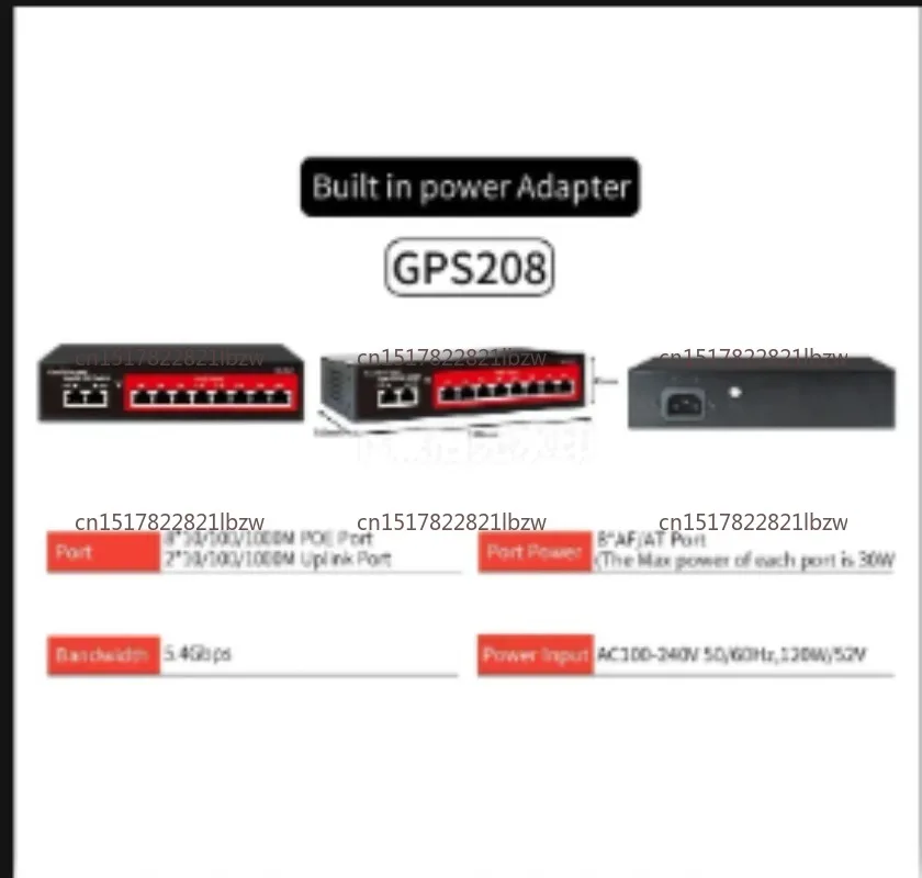 Фото Управляемый PoE-коммутатор Cloud Management на 4/6/8/16 портов, L2, 48В, активный PoE, IEEE 802.3af/at №1