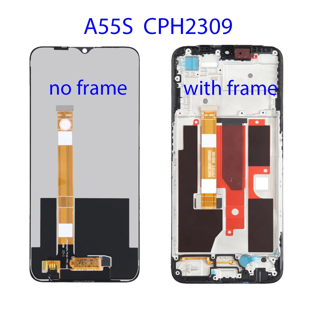 ЖК-дисплей 6 51 дюйма для Oppo A55 4G/A55 5G Lcd CPH2325 PEMM00 сенсорный экран OPPO A55S CPH2385 дисплей в