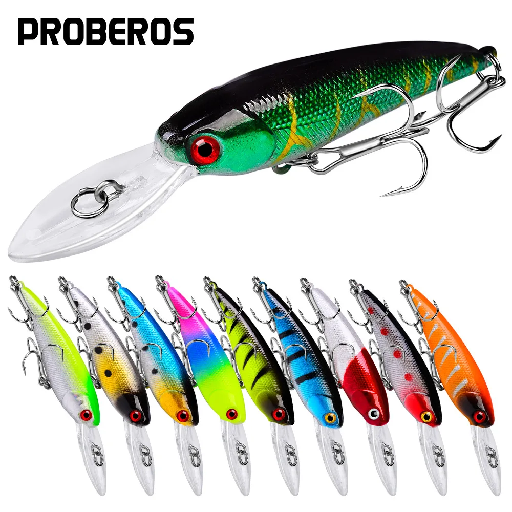 

10 color Luya bait 8.3g bait 9cm fishing gear store Mino e-commerce 6 # silver hook dw1151