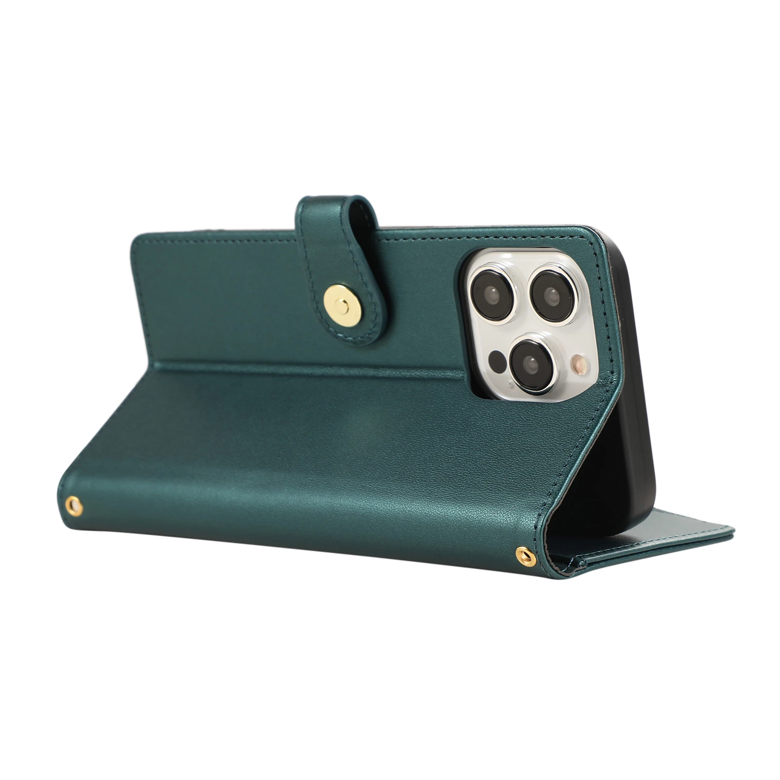 Роскошный кожаный чехол-книжка с отделением для карт и молнией Vivo V40 Pro V30 V29 Lite V25