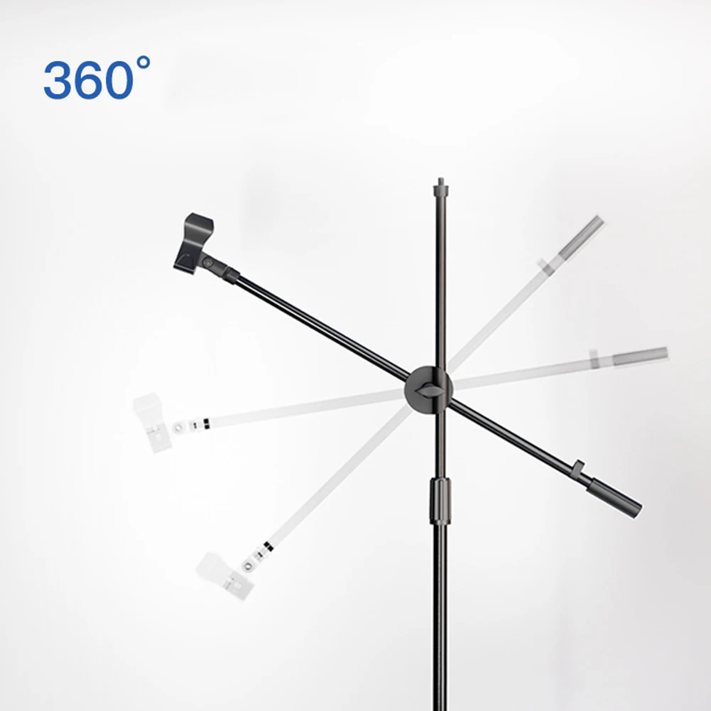 Enlarge Rotating Video Live Bracket Microphone Stand Boom Arms Extension Crossbar 55CM Mic Stand Crossbar Stand Tripod Pole Accessories