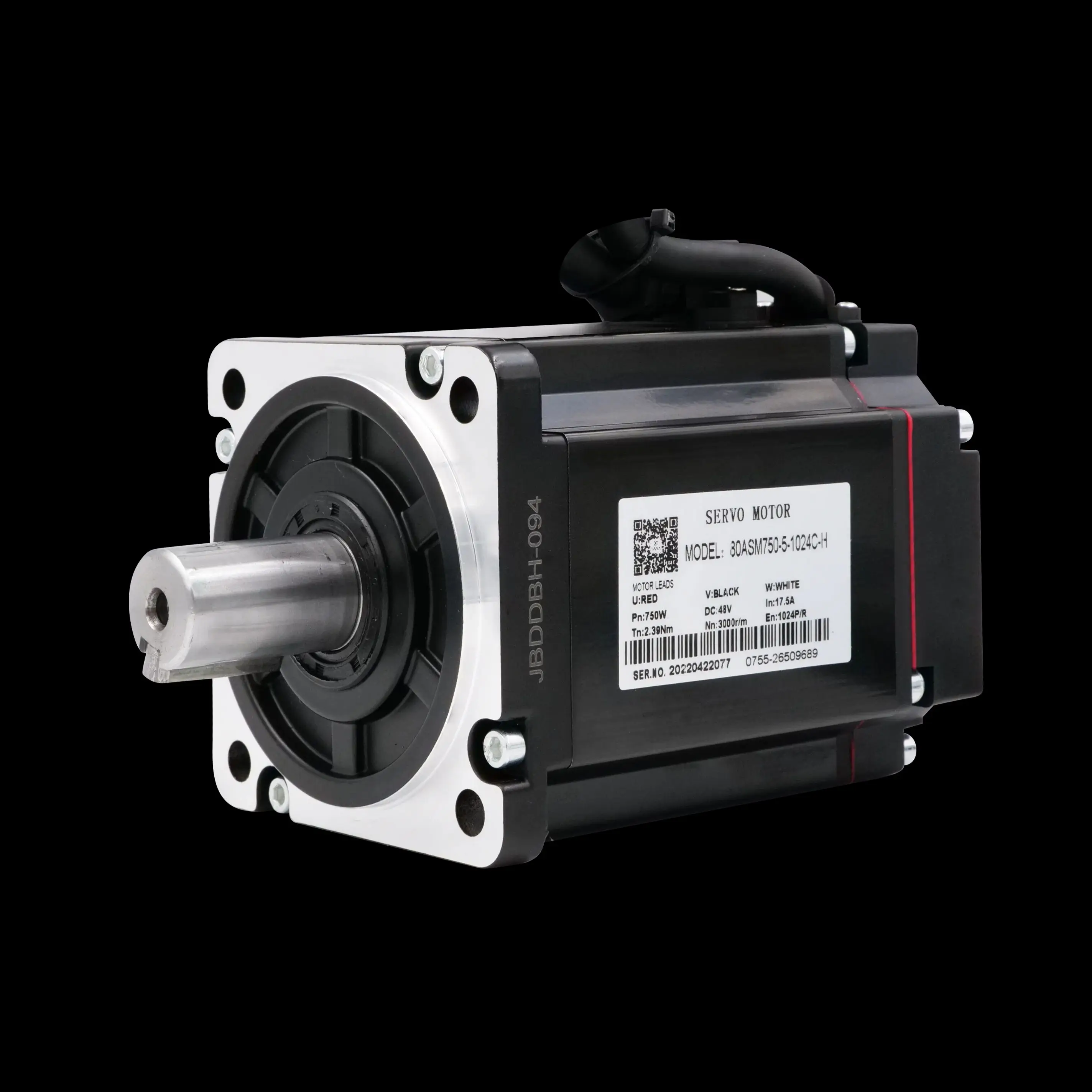 80ASM1000-5-2500C 25A 1000W Легкий серводвигатель DC 48v Двигатель для плазменного подъемника