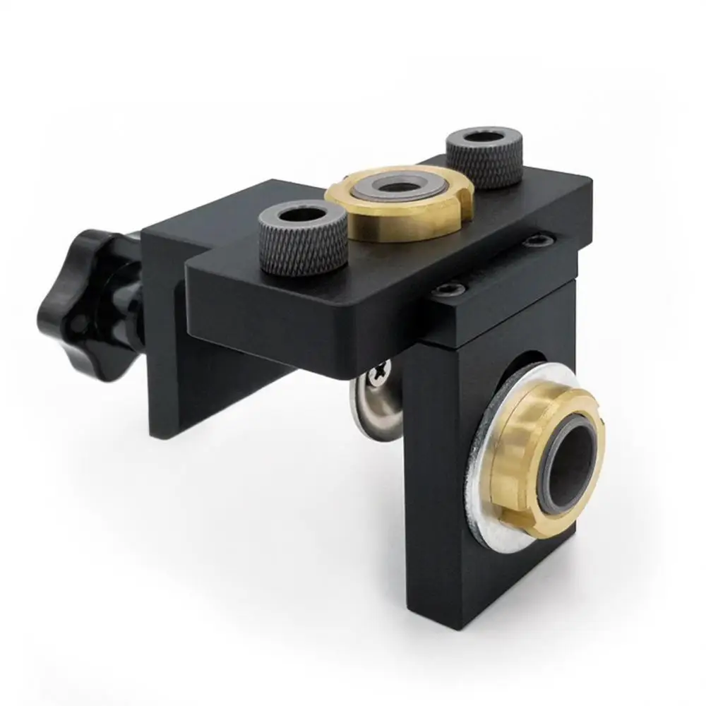 

Adjustable Woodworking 3 in 1 Doweling Jig Kit Pocket Hole Jig Drilling Guide Locator For Furniture Connecting Hole Puncher Tool
